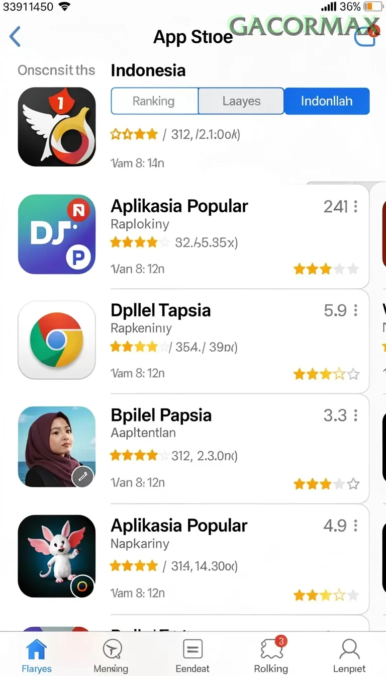 Cuplikan layar SLOTGACOR — pengaturan akun