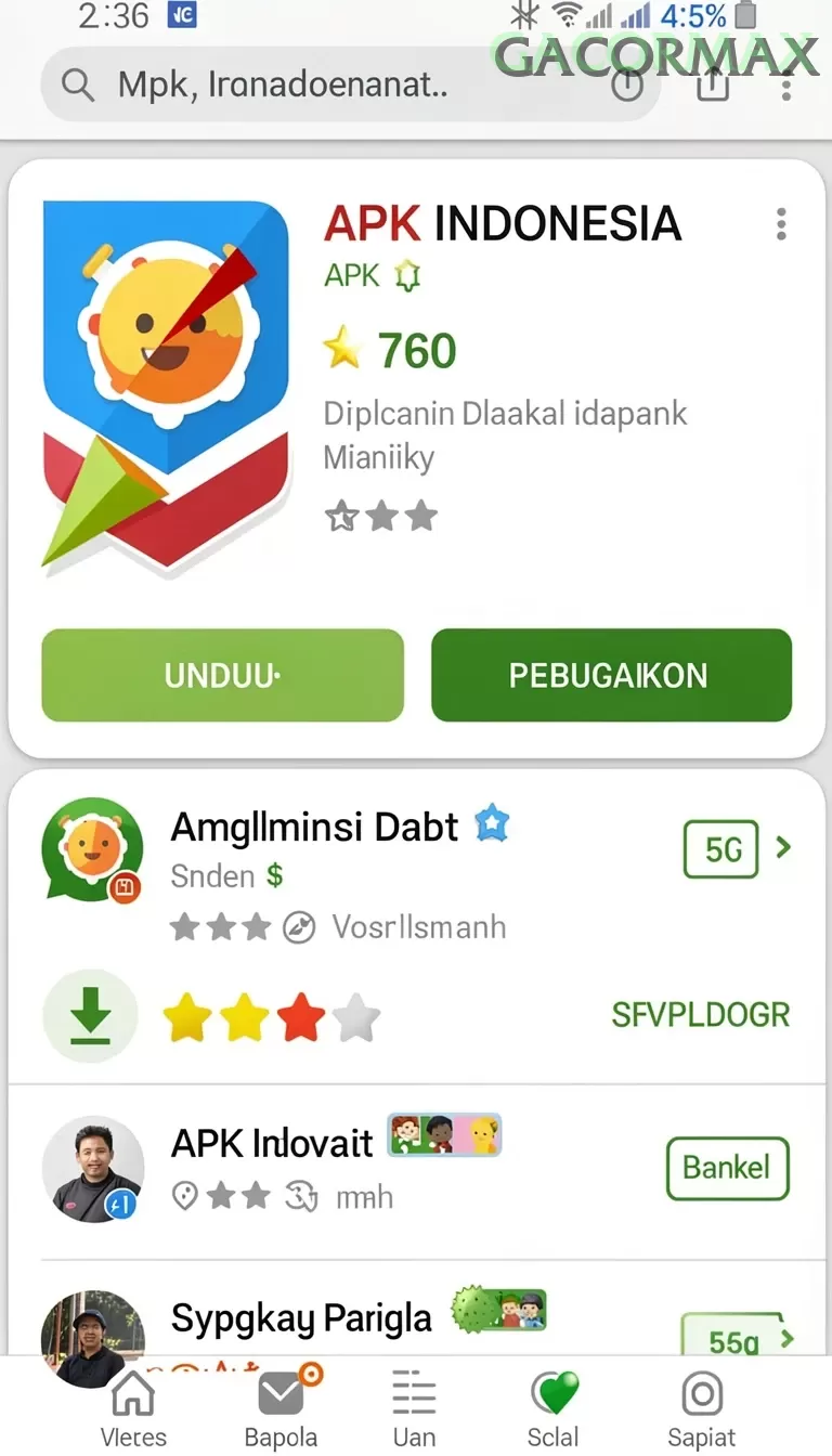 Cuplikan layar GIM999 — halaman utama