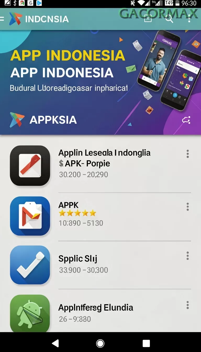 Cuplikan layar ROYAL138 — menu navigasi